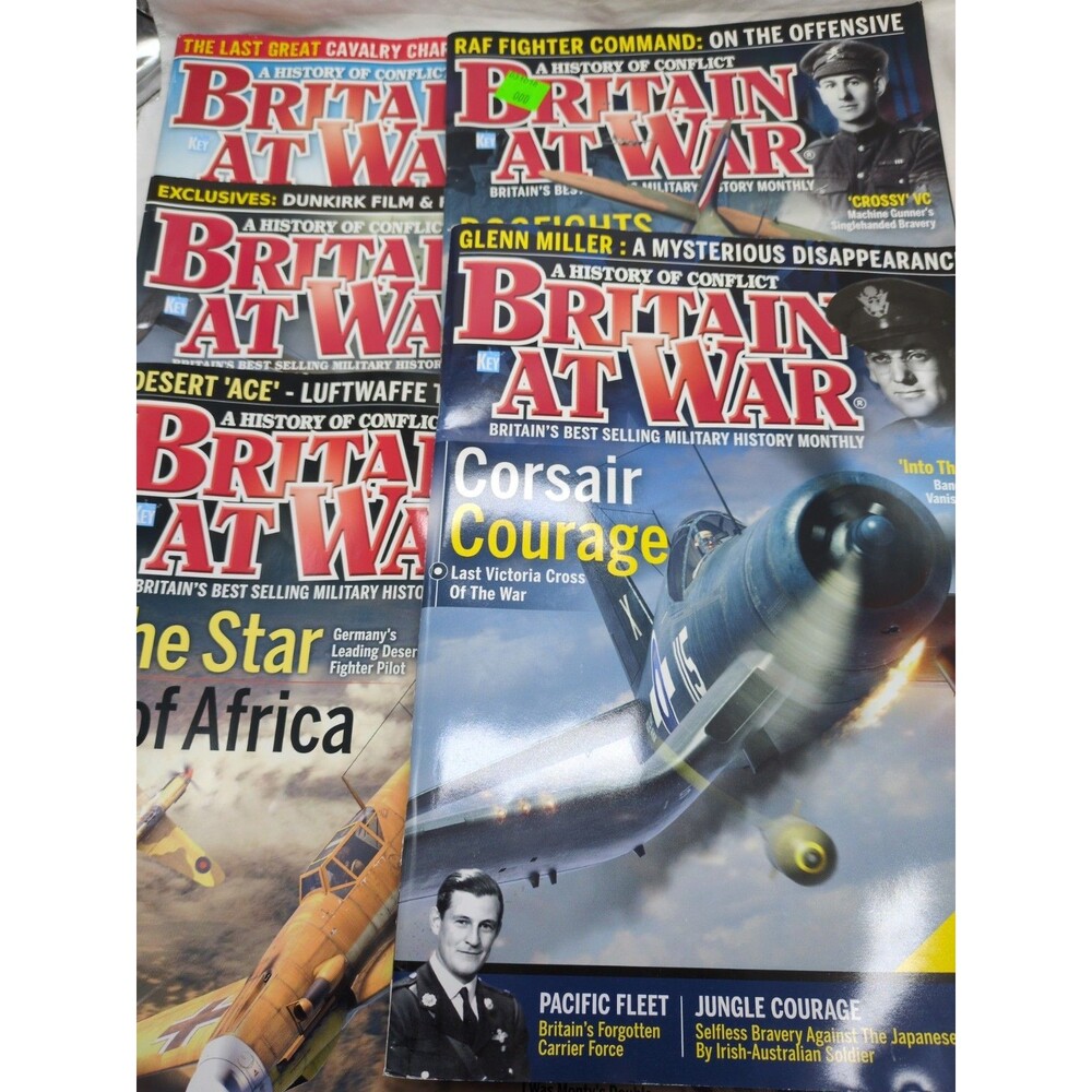 (5) Britain At War Magazines